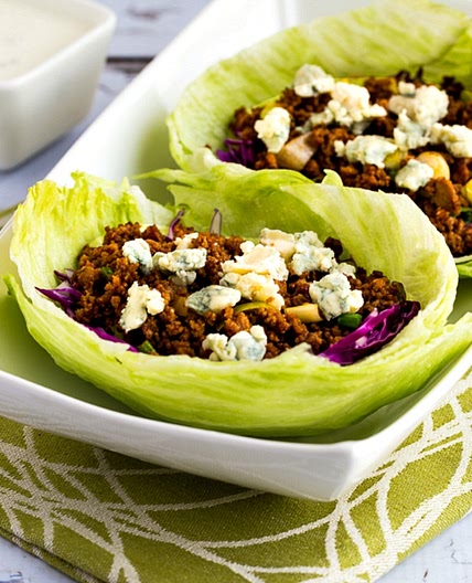 Buffalo Chicken Lettuce Wraps