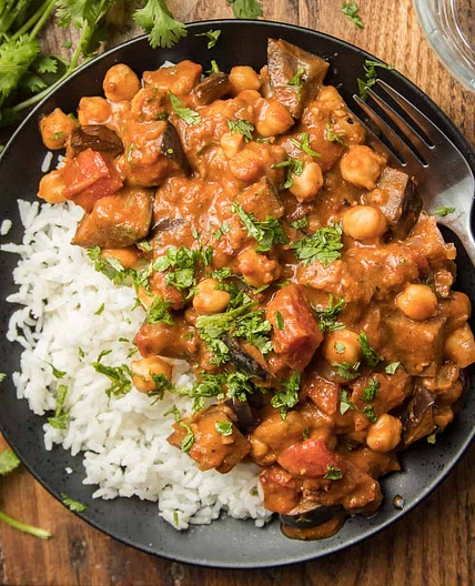 Creamy Coconut Eggplant Curry