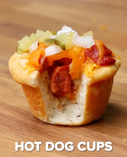 Hot Dog Cups Recipe by Tasty
