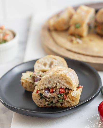 Pan Bagnat aka Fancy French Tuna Salad Sandwich