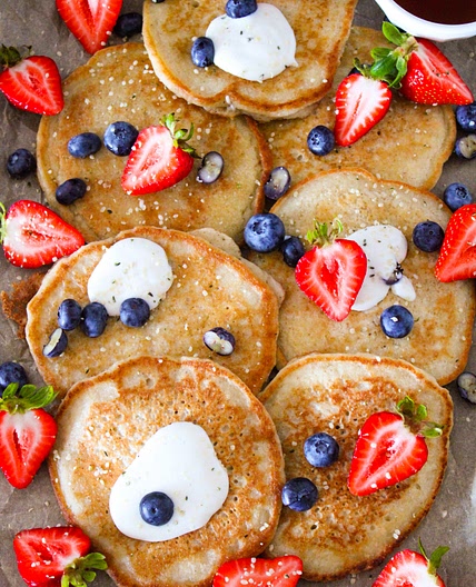 Vegan Fonio Pancakes