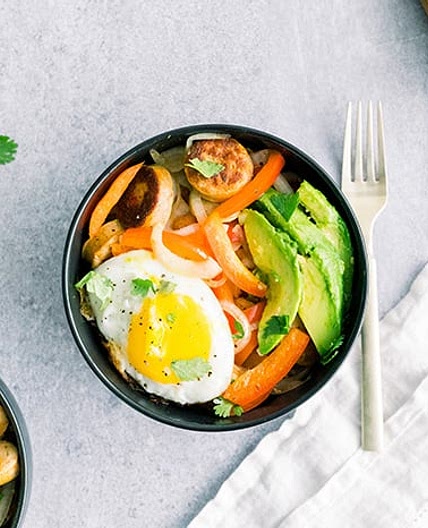 Breakfast Burrito Bowl (PCOS-Friendly)