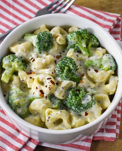 Creamy Tortellini with Broccoli