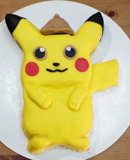 Pokemon Detective Pikachu Cake