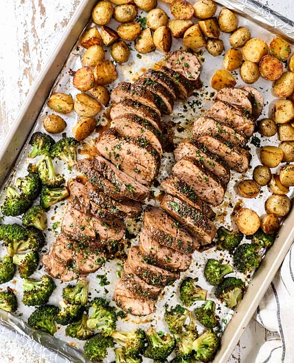 Roasted Balsamic Pork Tenderloin