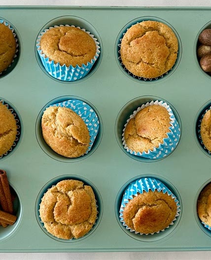 BLENDER BANANA COTTAGE CHEESE MUFFINS