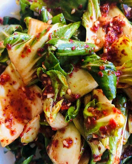Korean Bok Choy Kimchi