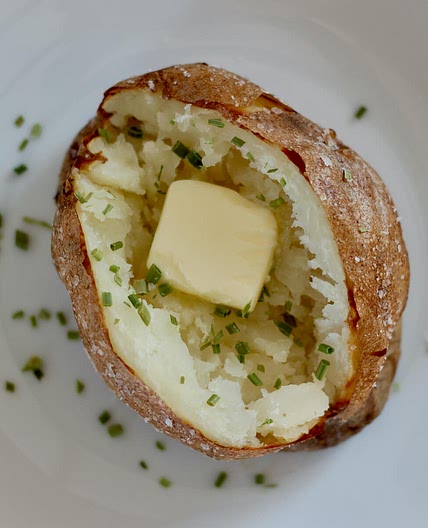 Baked Potatoes Without Foil