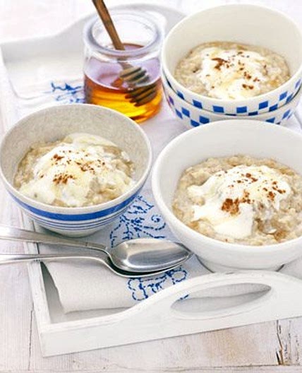 Apple & linseed porridge