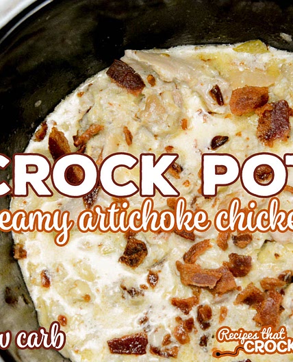 Crock Pot Creamy Artichoke Chicken