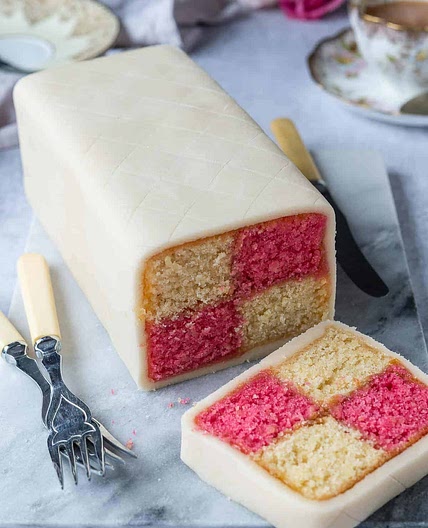 Vegan Battenberg Cake