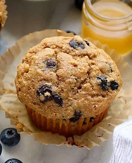 Healthy Blueberry Muffins