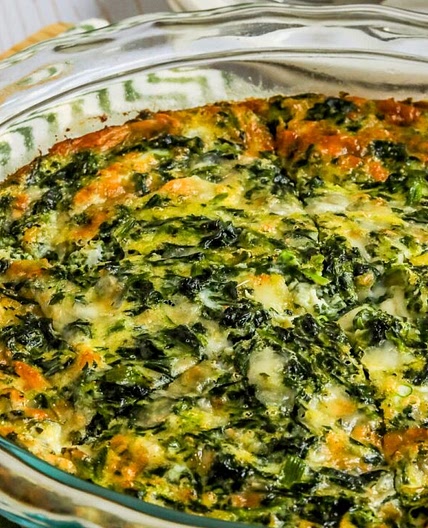 Crustless Spinach Quiche