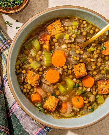 French Lentil and Vegetable Soup