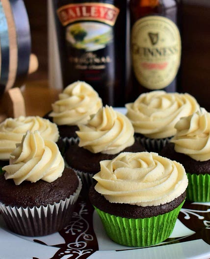 Irish Cocktail Cupcakes