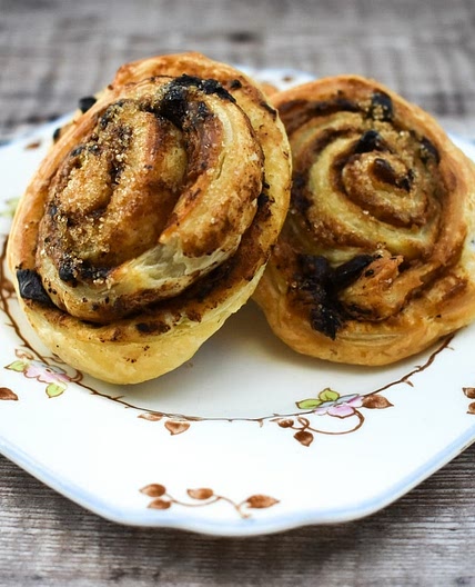 Biscoff & Chocolate Pastry Swirls