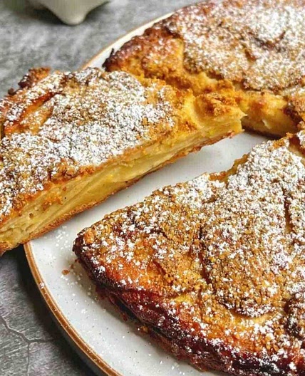 Apple Cake - more apples than dough