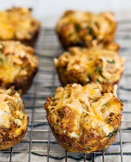 Leftover Stuffing Muffins