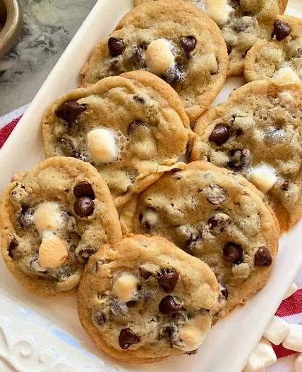 Chocolate Chip Marshmallow Cookies