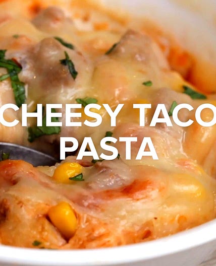 One-Pot Cheesy Taco Pasta Recipe by Tasty