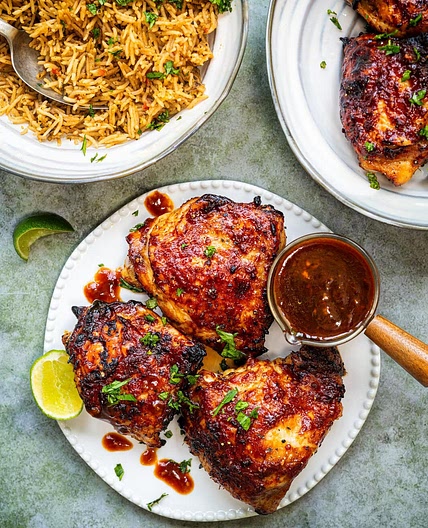 Honey Garlic Chicken Thighs