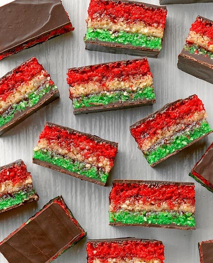 Passover Rainbow Cookies