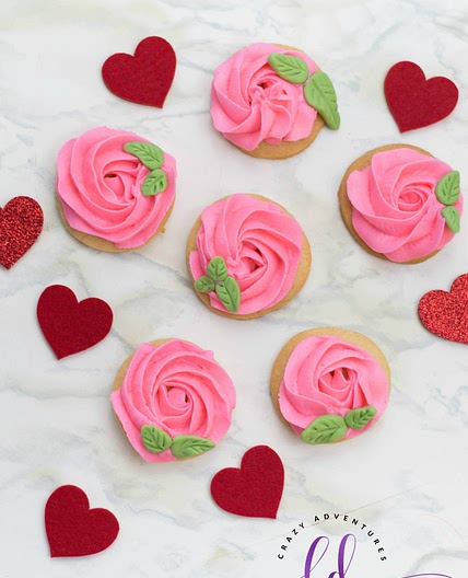 Rose Sugar Cookies Recipe
