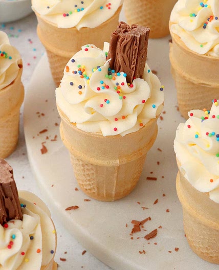 Ice Cream Cone Cupcakes