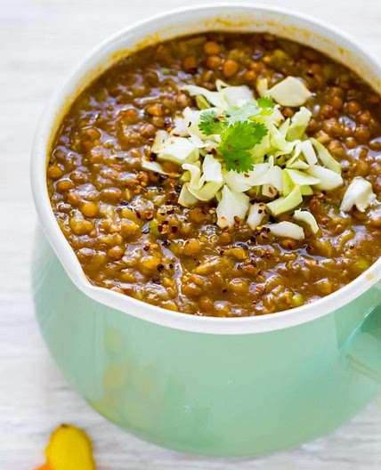 Cabbage Lentil Soup