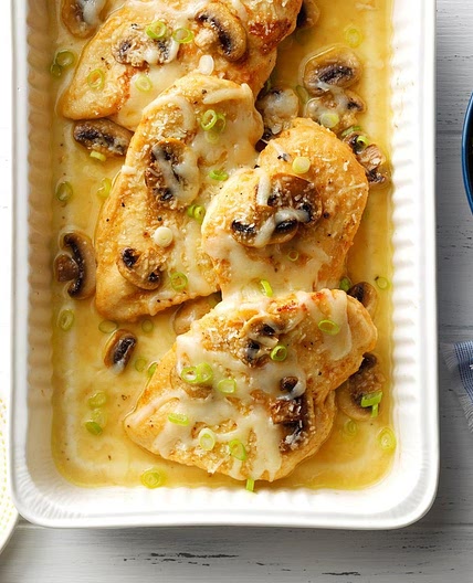 Baked Mushroom Chicken