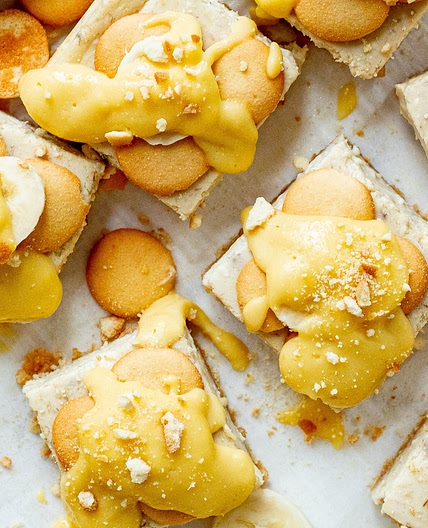 Banana Pudding Cheesecake Squares