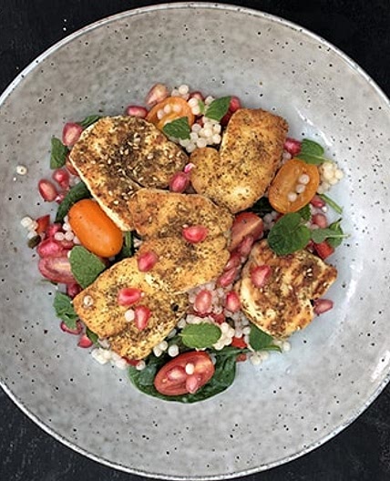 Pearl Couscous and Pomegranate Salad