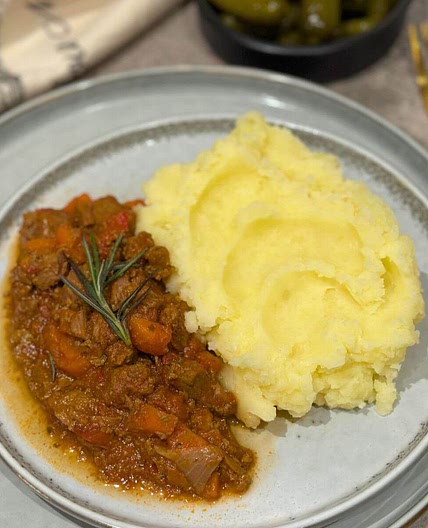 One-Pan Beef Stew with Mash