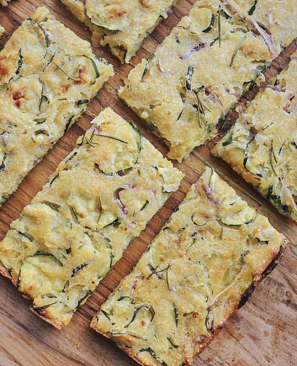 Scarpaccia (zucchini tart)