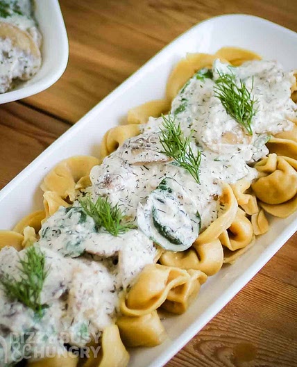 Creamy Mushroom Sauce With Greek Yogurt (Or Sour Cream)