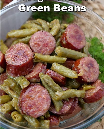 Sausage Kielbasa Green Beans