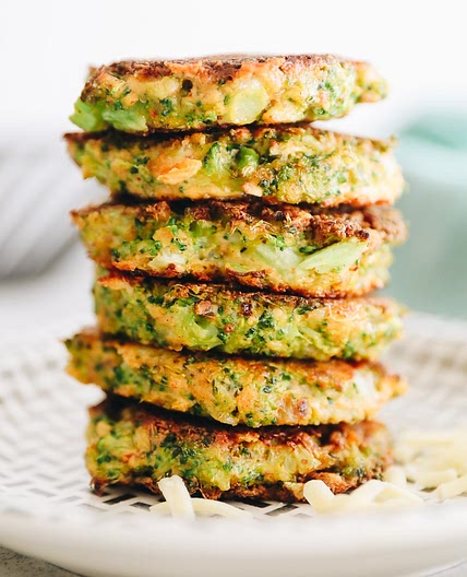 Broccoli Cheddar Fritters