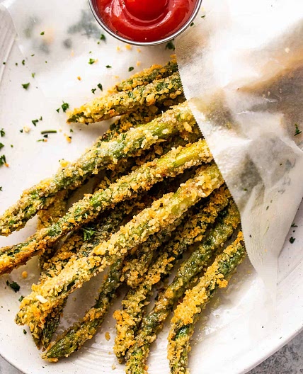 Crispy Baked Asparagus Fries