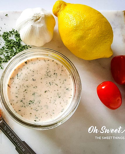 Creamy Cajun Ranch Dressing (Low Fat & Probiotic)