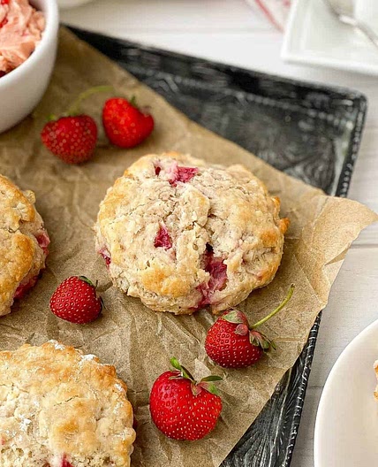 Strawberry Biscuits