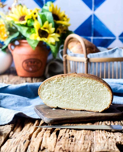 Rustic Greek Bread Recipe (Horiatiko psomi)