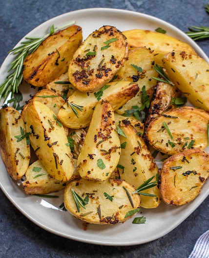 Roasted Herb Mustard Potatoes