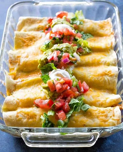 Honey Lime Chicken Enchiladas