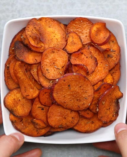 Sweet Potato Chips Recipe by Tasty