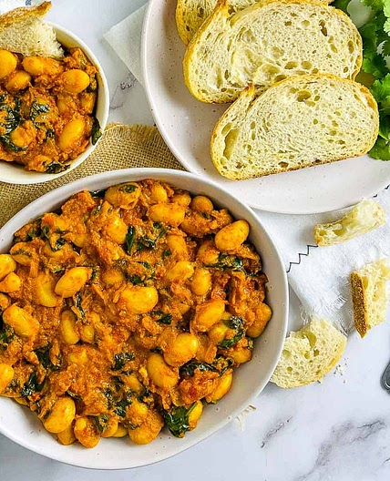 Curried Butter Beans