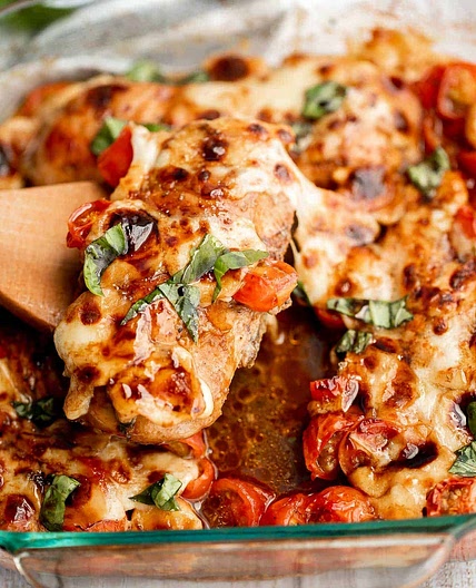 Baked Caprese Chicken