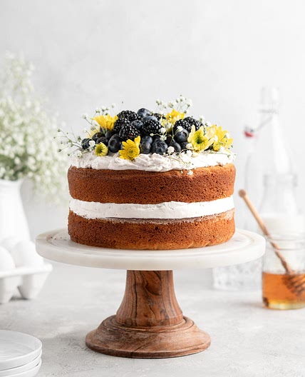 Honey Chamomile Cake