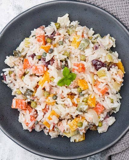 Vegan Italian Rice Salad Recipe