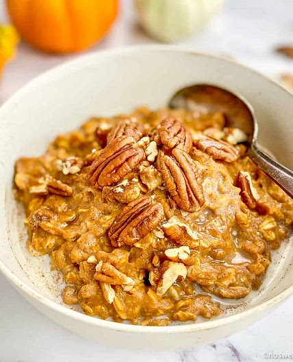 Vegan Pumpkin Oatmeal