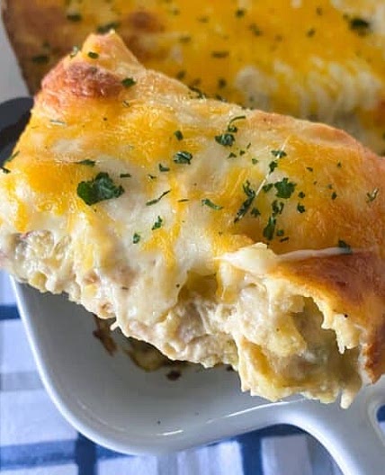 EASY Green Chile Chicken Enchiladas